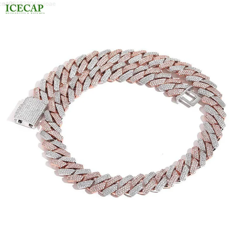 Icecap Fashion Jewelry Hip Hop Ice Out Vvs Diamond Two-tone Diamond Cuban Chain Personality Mens Moissanite Chain Necklace
Icecap Fashion Jewelry Hip Hop Ice Out Vvs Diamond Two-tone Diamond Cuban Chain Personality Mens Moissanite Chain Necklace