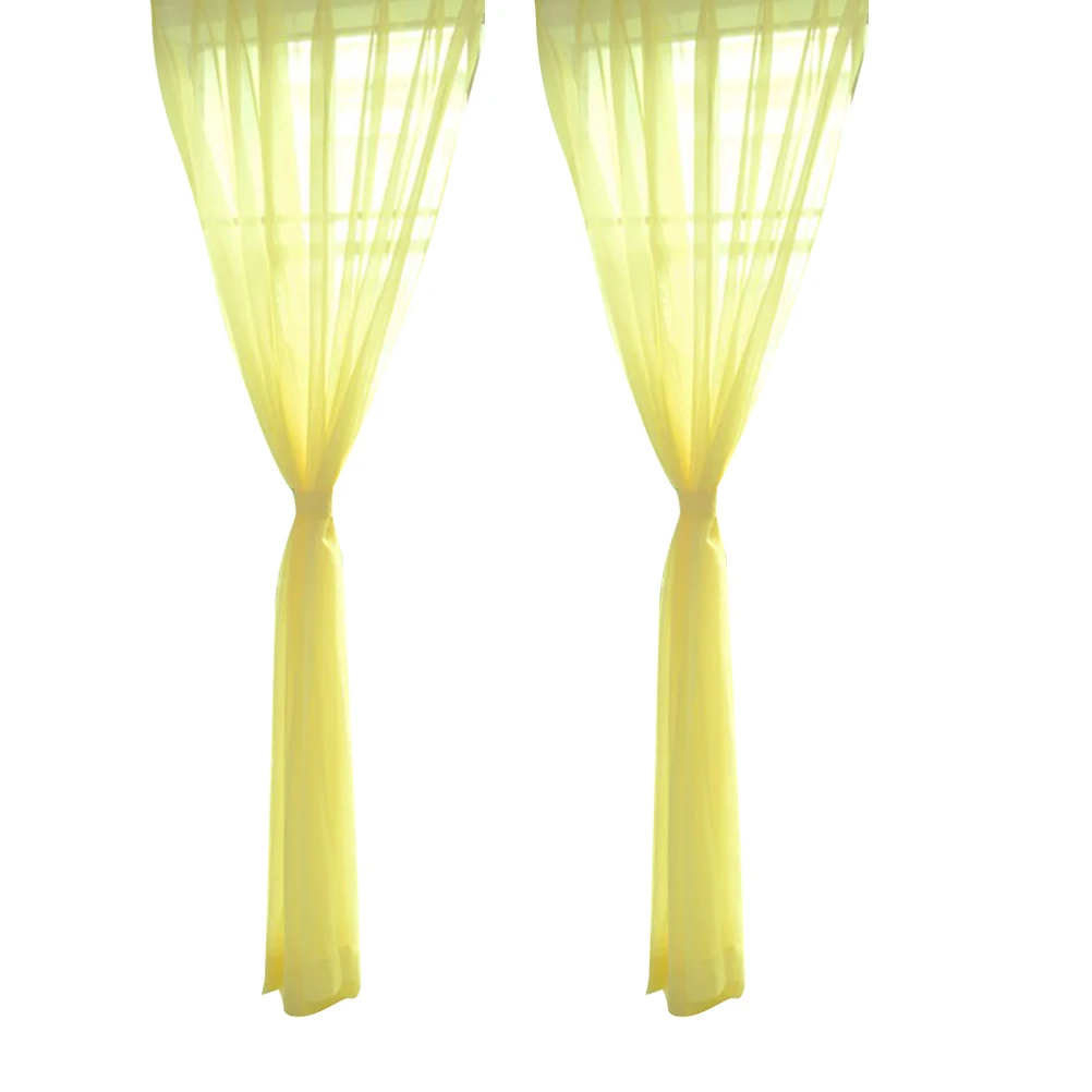 Gold Sheer Tulle Curtains 100X200Cm For Bedroom Living Room Window Screen Panel Transparent Voile Drapes Home Decor
Gold Sheer Tulle Curtains 100X200Cm For Bedroom Living Room Window Screen Panel Transparent Voile Drapes Home Decor