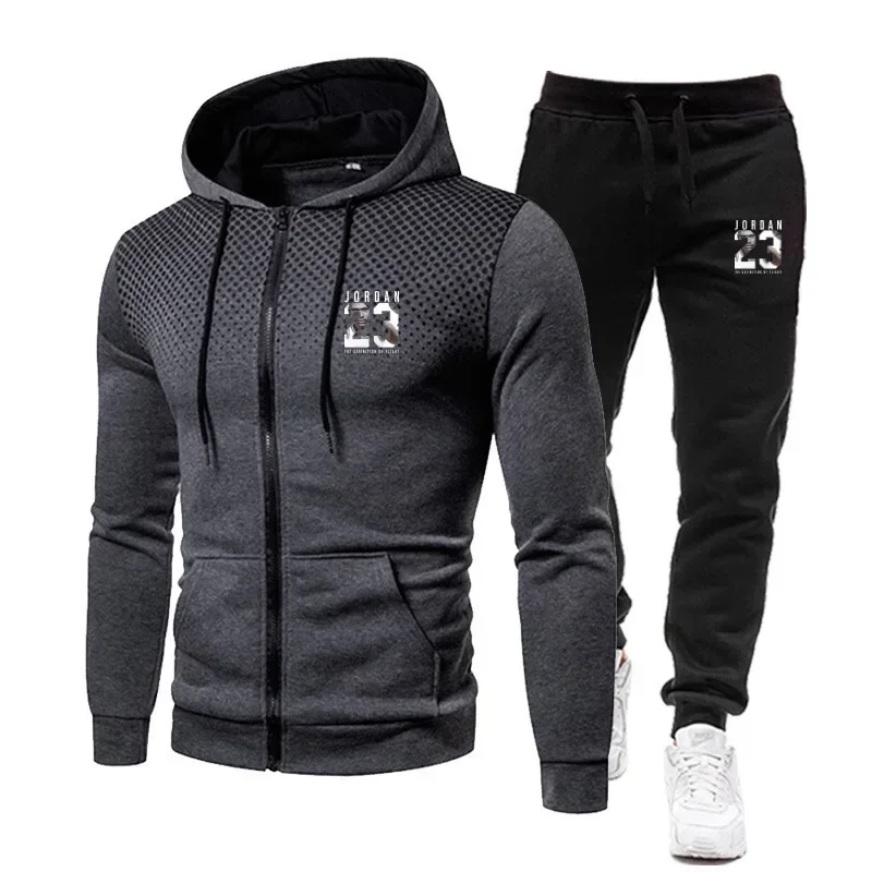 New 2025 autumn/winter men's casual sportswear set, fashionable outdoor zipper hooded + jogging pants two-piece set
New 2025 autumn/winter men's casual sportswear set, fashionable outdoor zipper hooded + jogging pants two-piece set
