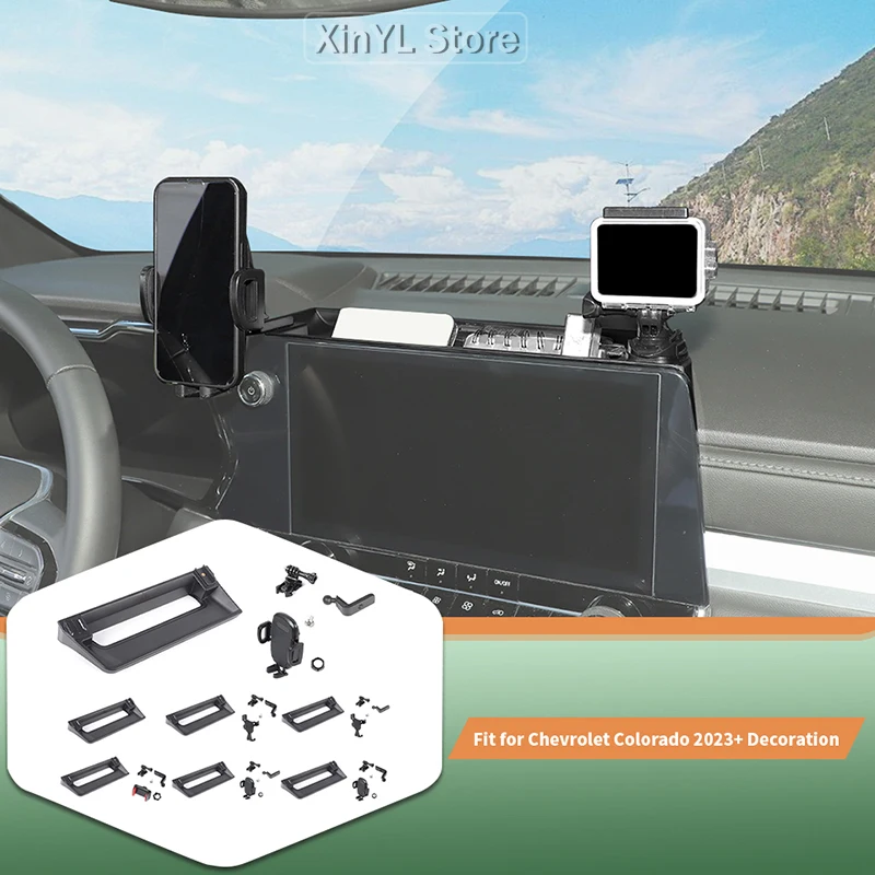 Center Console ABS Phone Holder with ABS Storage Box For Chevy Colorado GMC-CANYON 2023 Up In-Car Storage Accessories
Center Console ABS Phone Holder with ABS Storage Box For Chevy Colorado GMC-CANYON 2023 Up In-Car Storage Accessories
