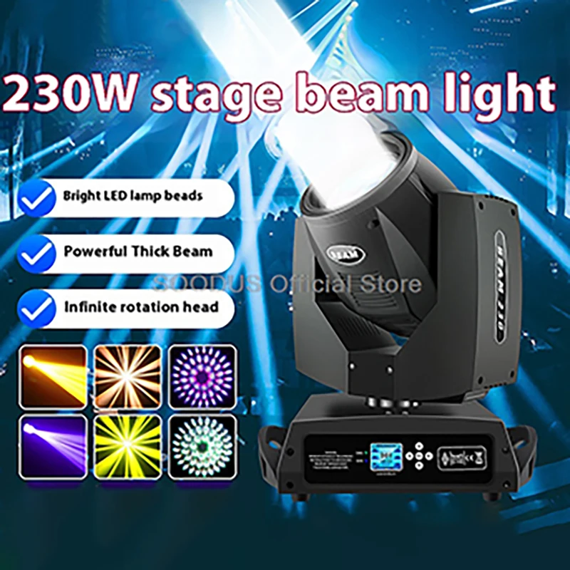 230W RDM Control Moving Head Beam Light Gobos Rotating Stage Light Lighting Effect Spotlight for Party KTV Wedding Banquet Hall
230W RDM Control Moving Head Beam Light Gobos Rotating Stage Light Lighting Effect Spotlight for Party KTV Wedding Banquet Hall