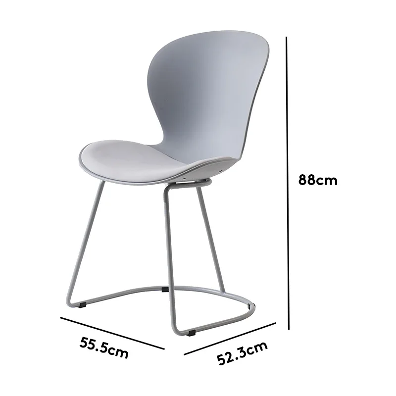 Casual dining chair Home sedentary comfortable adult plastic back chair
Casual dining chair Home sedentary comfortable adult plastic back chair