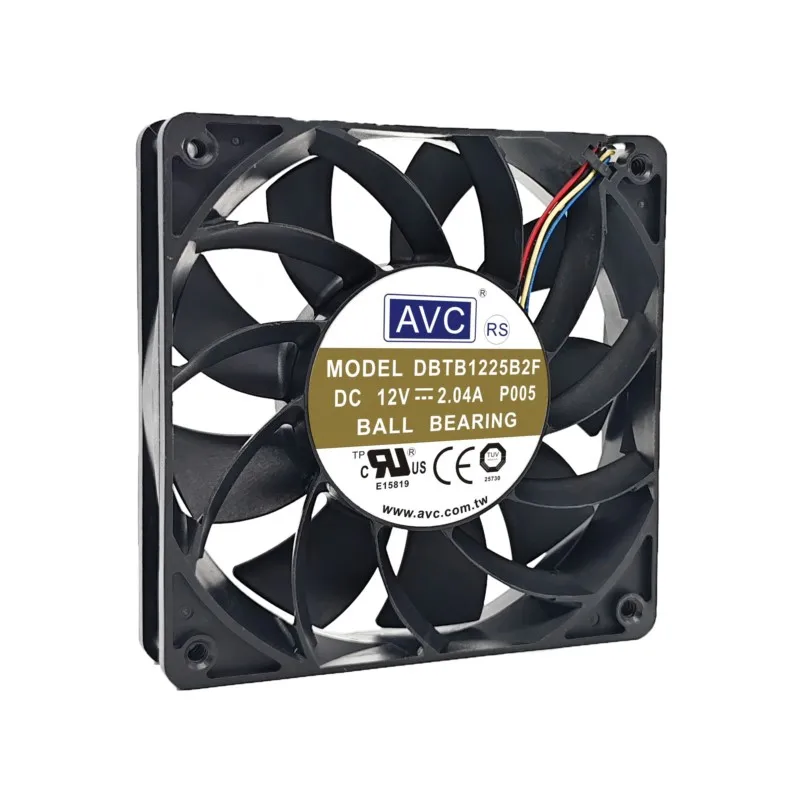 Для AVC DBTB1225B2F 120x120x25 мм DC 12 В 2,04 А высокоскоростной 4-контактный вентилятор с экстремальным воздушным потоком
Для AVC DBTB1225B2F 120x120x25 мм DC 12 В 2,04 А высокоскоростной 4-контактный вентилятор с экстремальным воздушным потоком