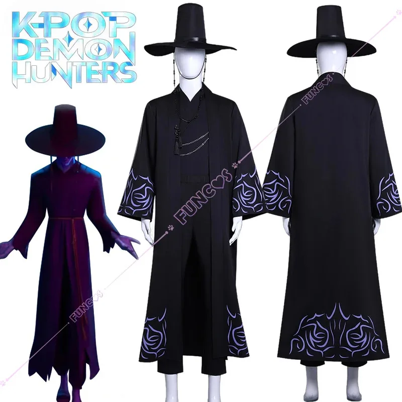 Saja Boys Cosplay Costume Anime Movie Demon Hunters Coat Hat Accessoires Chest Chain Props Full Set For Men Women Party Carnival
Saja Boys Cosplay Costume Anime Movie Demon Hunters Coat Hat Accessoires Chest Chain Props Full Set For Men Women Party Carnival