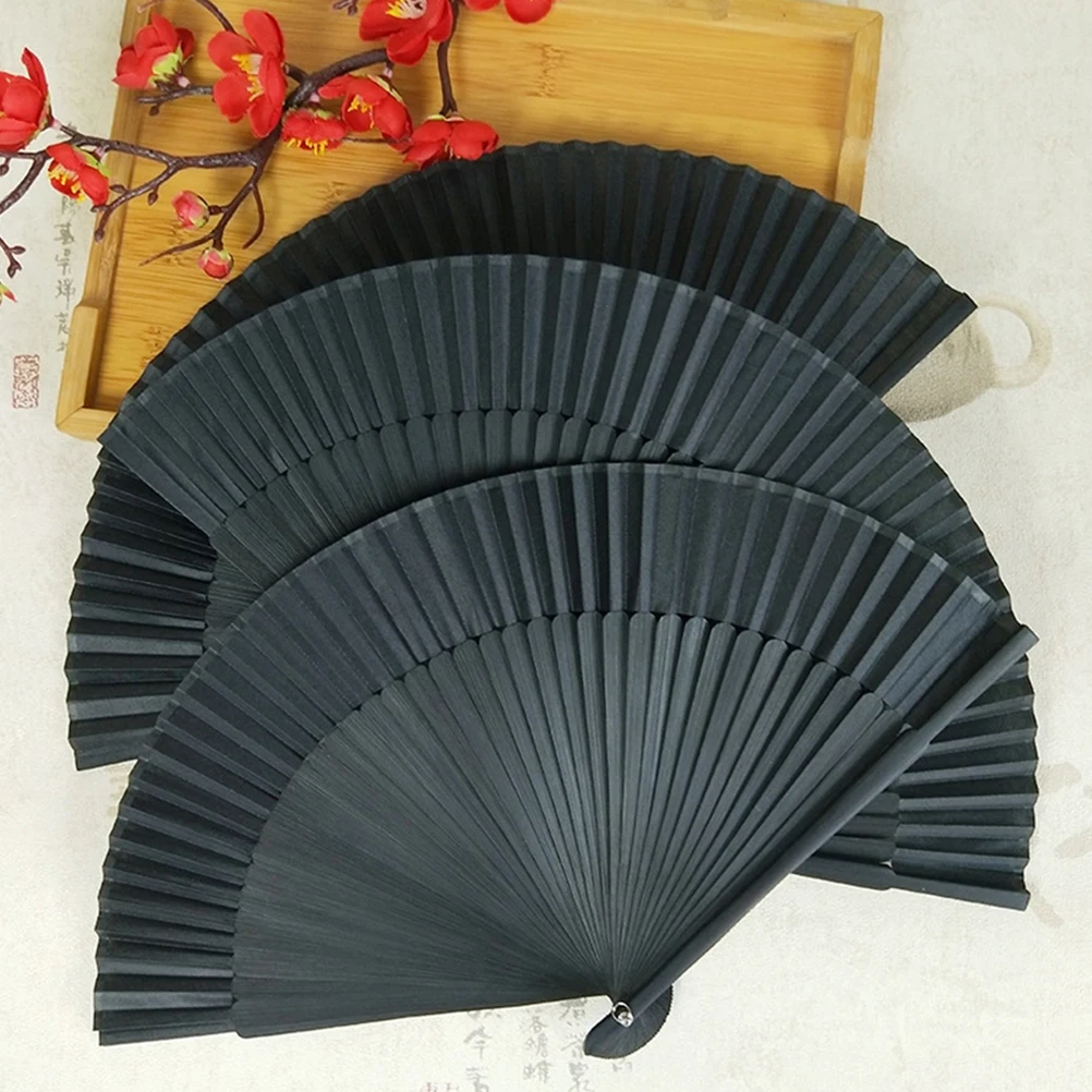 Black Silk Fan Men Handheld Large Bamboo Folding Fans Decorative Gift Wedding New Year Valentine Hand Fan
Black Silk Fan Men Handheld Large Bamboo Folding Fans Decorative Gift Wedding New Year Valentine Hand Fan