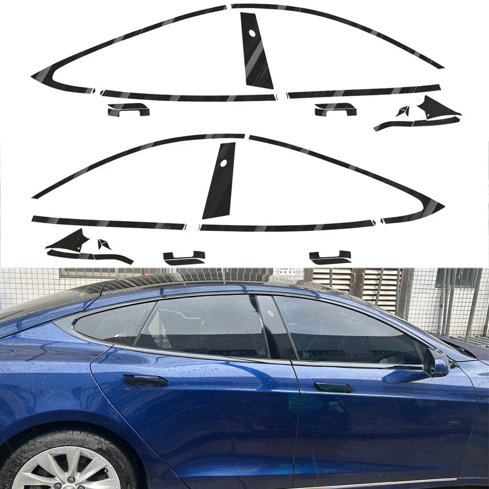 Матовые/глянцевые черные хромированные накладки на окна для Tesla Model S 2014-2020
Матовые/глянцевые черные хромированные накладки на окна для Tesla Model S 2014-2020