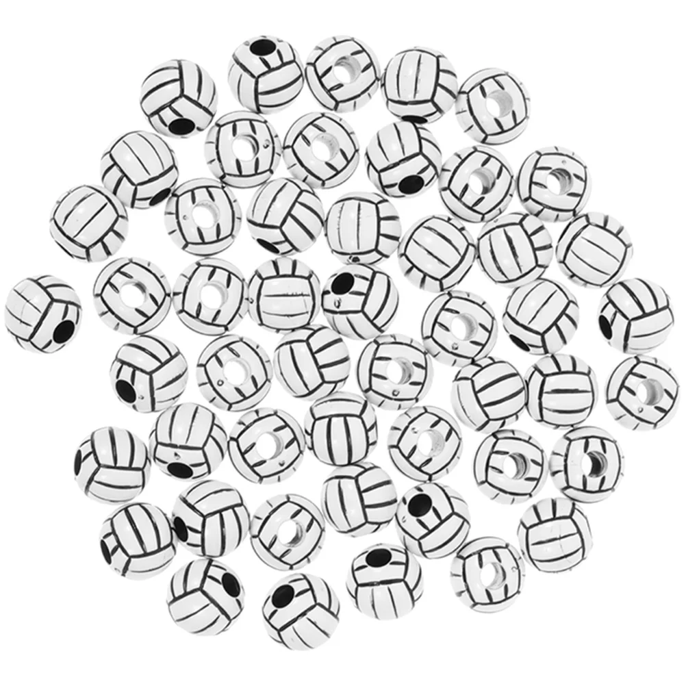200 Pcs Beads for Jewelry Making Acrylic Bracelet Accessories Volleyball Scattered
200 Pcs Beads for Jewelry Making Acrylic Bracelet Accessories Volleyball Scattered