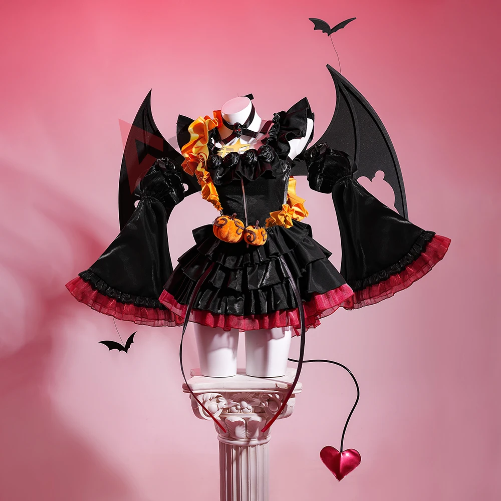 New Virtual Idol One Accent Teto Halloween Devil Cosplay Costume Dress Tail Wings To Choose For Game Party Custom Made
New Virtual Idol One Accent Teto Halloween Devil Cosplay Costume Dress Tail Wings To Choose For Game Party Custom Made