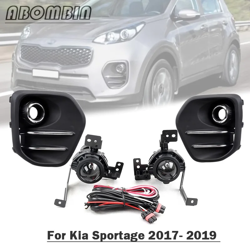 Car Front Bumper Halogen Fog Light Fog Lamp Set With Wiring Harness For Kia Sportage 2017 2018 2019
Car Front Bumper Halogen Fog Light Fog Lamp Set With Wiring Harness For Kia Sportage 2017 2018 2019