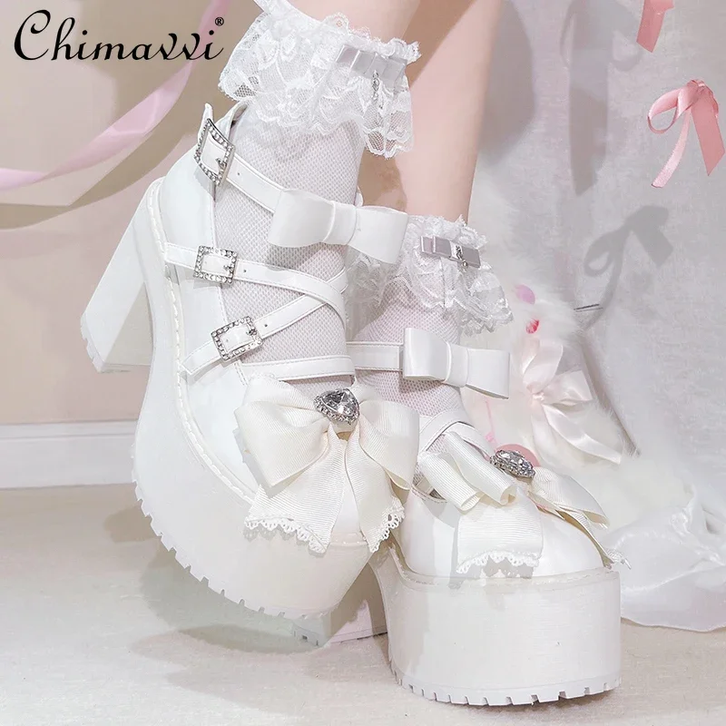 Original Mine Series Mass-produced Subcultural Platform Shoes Autumn New Japanese Sweet Bow Girl Women's Thick Heel Muffin Shoes
Original Mine Series Mass-produced Subcultural Platform Shoes Autumn New Japanese Sweet Bow Girl Women's Thick Heel Muffin Shoes