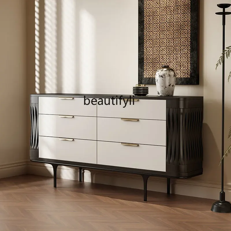 Simple solid wood six-cabinet cabinet, light luxury, modern minimalist entrance cabinet, villa living room storage cabinet
Simple solid wood six-cabinet cabinet, light luxury, modern minimalist entrance cabinet, villa living room storage cabinet