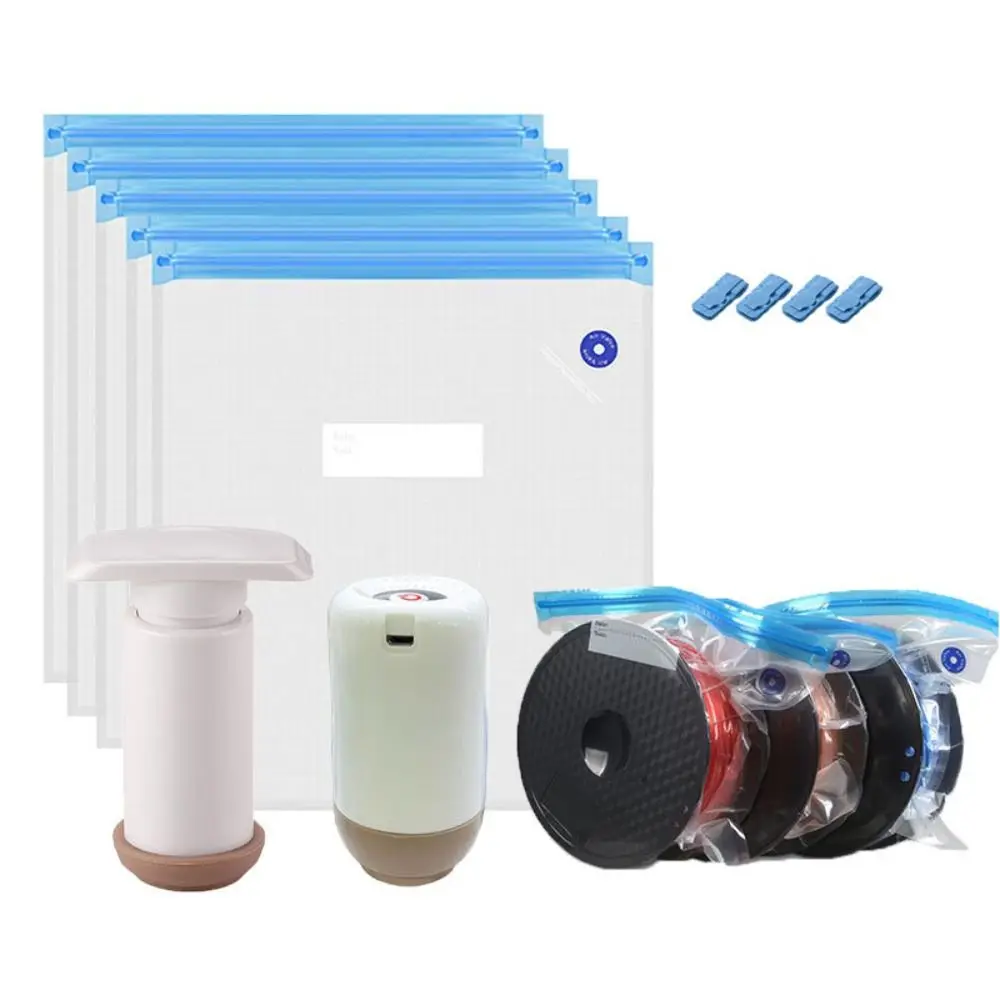 Sealed 3D Printer Filament Storage Bag Moisture-Resistant Viewable Filament Vacuum Bag Kit Dustproof Universal
Sealed 3D Printer Filament Storage Bag Moisture-Resistant Viewable Filament Vacuum Bag Kit Dustproof Universal