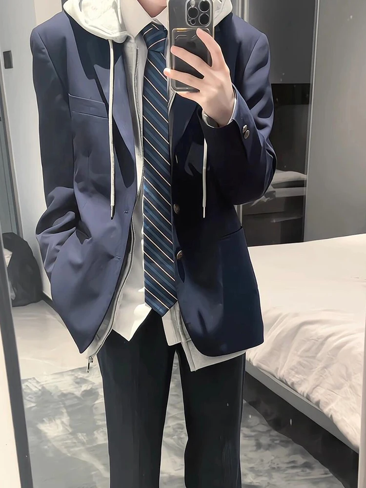 Casual Men's Suit Jacket Student Class Uniform School Uniform Youth Versatile Spring Autumn Preppy College Style Three Button...
Casual Men's Suit Jacket Student Class Uniform School Uniform Youth Versatile Spring Autumn Preppy College Style Three Button...
