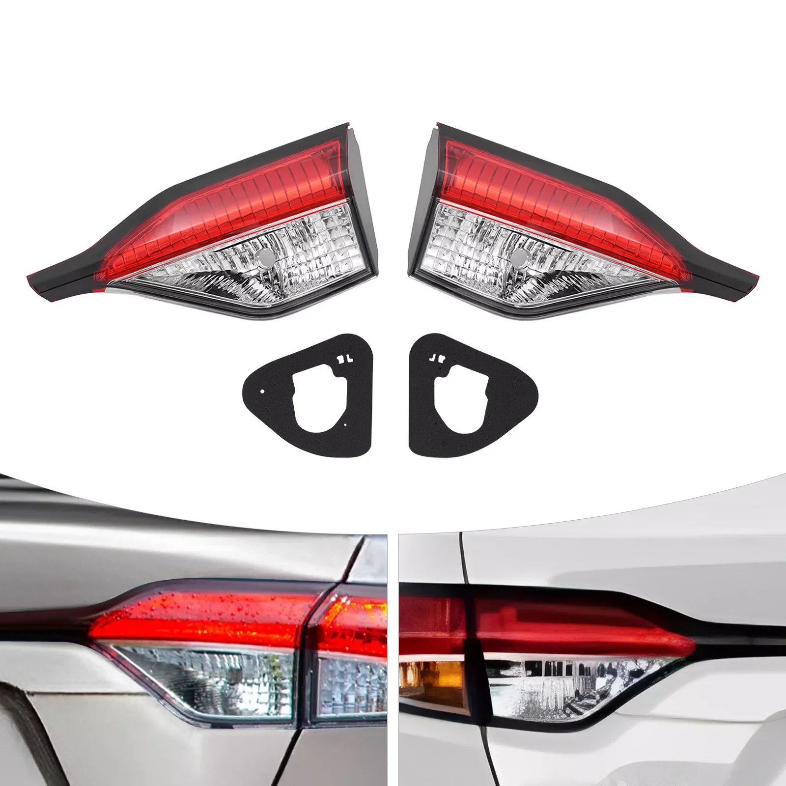 1 Pair Left & Right Inner Trunk Lid Tail Lights 8159002750 8158002B60 For 2020-2021 Toyota Corolla L/LE/SE
1 Pair Left & Right Inner Trunk Lid Tail Lights 8159002750 8158002B60 For 2020-2021 Toyota Corolla L/LE/SE