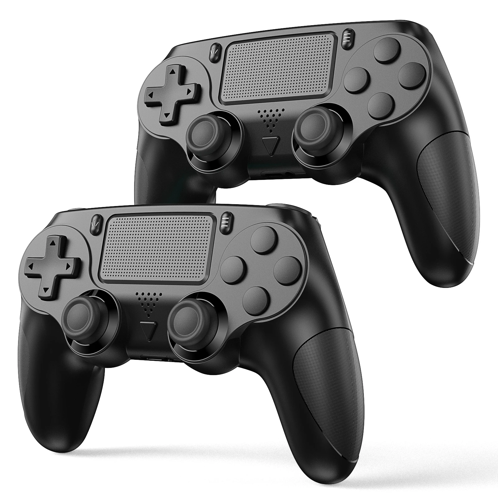 Подходит для контроллеров игровых консолей PS4/Slim/Pro/PC, с разъемом 3,5 мм/двойной вибрацией/управлением движением/сенсорной панелью - черный цвет.
Подходит для контроллеров игровых консолей PS4/Slim/Pro/PC, с разъемом 3,5 мм/двойной вибрацией/управлением движением/сенсорной панелью - черный цвет.