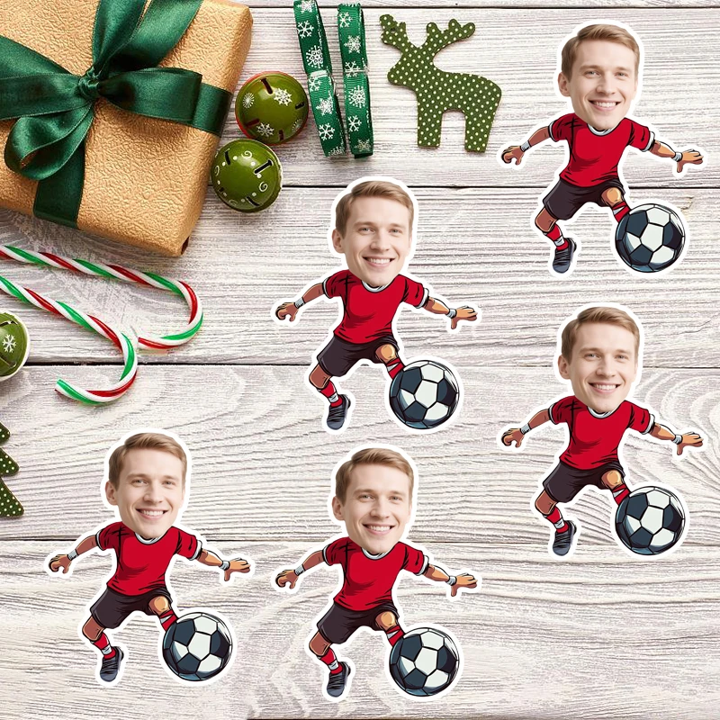 25/50pcs Custom Portrait Face Soccer Player Style Stickers Adult and Kids Festival Party Fun Action Self-adhesive Ornaments
25/50pcs Custom Portrait Face Soccer Player Style Stickers Adult and Kids Festival Party Fun Action Self-adhesive Ornaments