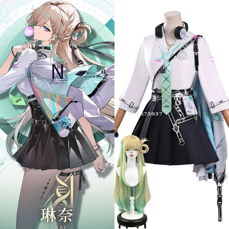 ABC123Game Wuthering Waves Cosplay Costume Anime Lynae Role Playing Uniform Suits Headphone Women Comic Con Party Hallowx,3;b'2.
ABC123Game Wuthering Waves Cosplay Costume Anime Lynae Role Playing Uniform Suits Headphone Women Comic Con Party Hallowx,3;b'2.