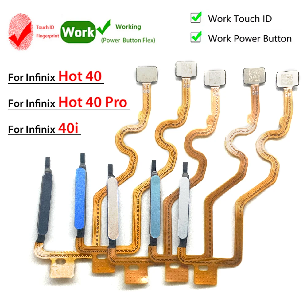 Датчик отпечатков пальцев, ключ возврата дома, кнопка меню, гибкий ленточный кабель для infinix Hot 40 40i Pro X6836 X6837 X6528B
Датчик отпечатков пальцев, ключ возврата дома, кнопка меню, гибкий ленточный кабель для infinix Hot 40 40i Pro X6836 X6837 X6528B