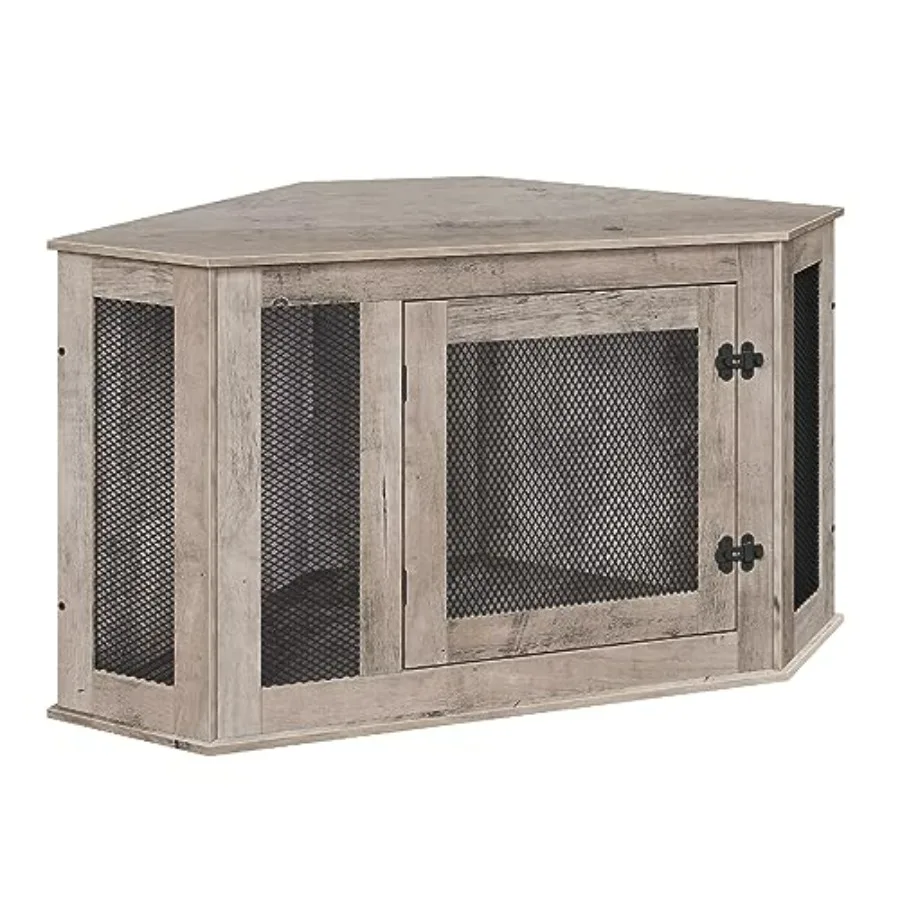 Corner Dog Crate Furniture, Wooden Dog Kennel End Table, Decorative Pet Crate Indoor Use, Furniture Style Dog House for Small M
Corner Dog Crate Furniture, Wooden Dog Kennel End Table, Decorative Pet Crate Indoor Use, Furniture Style Dog House for Small M
