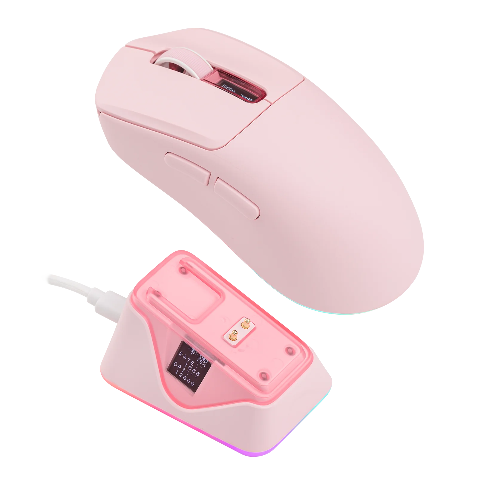 EPOMAKER NEX Lite Wireless Gaming Mouse Wired/Bluetooth/2.4Ghz Ergonomic PAW3311 Sensor Mouse with Dual-Screen for PC/Mac/Linux
EPOMAKER NEX Lite Wireless Gaming Mouse Wired/Bluetooth/2.4Ghz Ergonomic PAW3311 Sensor Mouse with Dual-Screen for PC/Mac/Linux