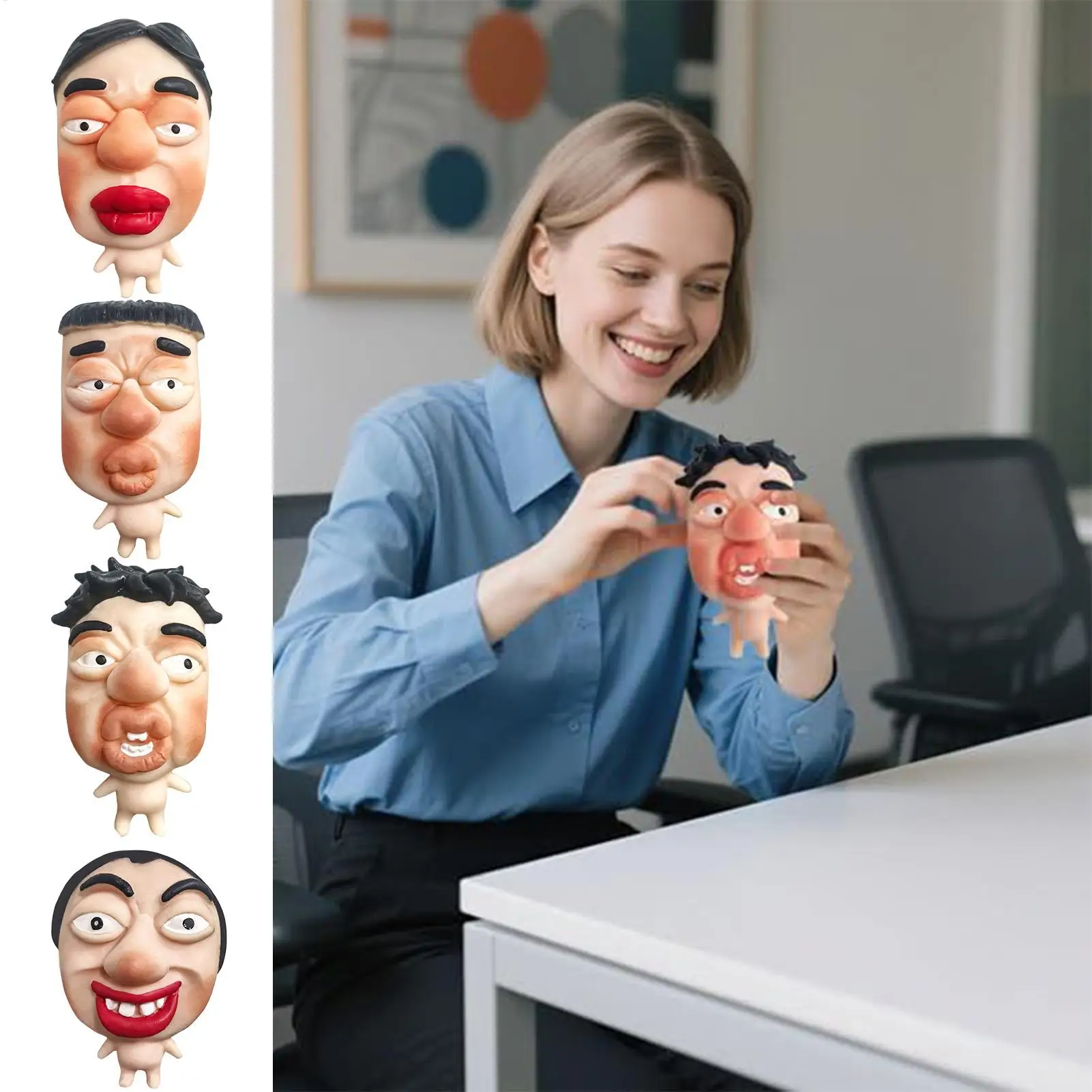 Сжимаемые игрушки в форме большого лица, мягкие принадлежности для снятия стресса, игрушки для снятия стресса для детей, подростков, взрослых, учебы, рабочего офиса 
Сжимаемые игрушки в форме большого лица, мягкие принадлежности для снятия стресса, игрушки для снятия стресса для детей, подростков, взрослых, учебы, рабочего офиса