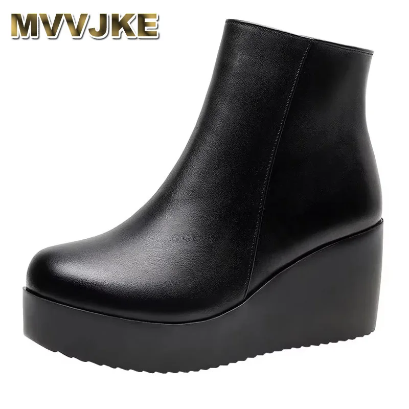 2025 Genuine Leather Autumn Winter Boots Shoes Women Ankle Boots Female Wedges Boots Women Boot Platform Shoes Warm
2025 Genuine Leather Autumn Winter Boots Shoes Women Ankle Boots Female Wedges Boots Women Boot Platform Shoes Warm