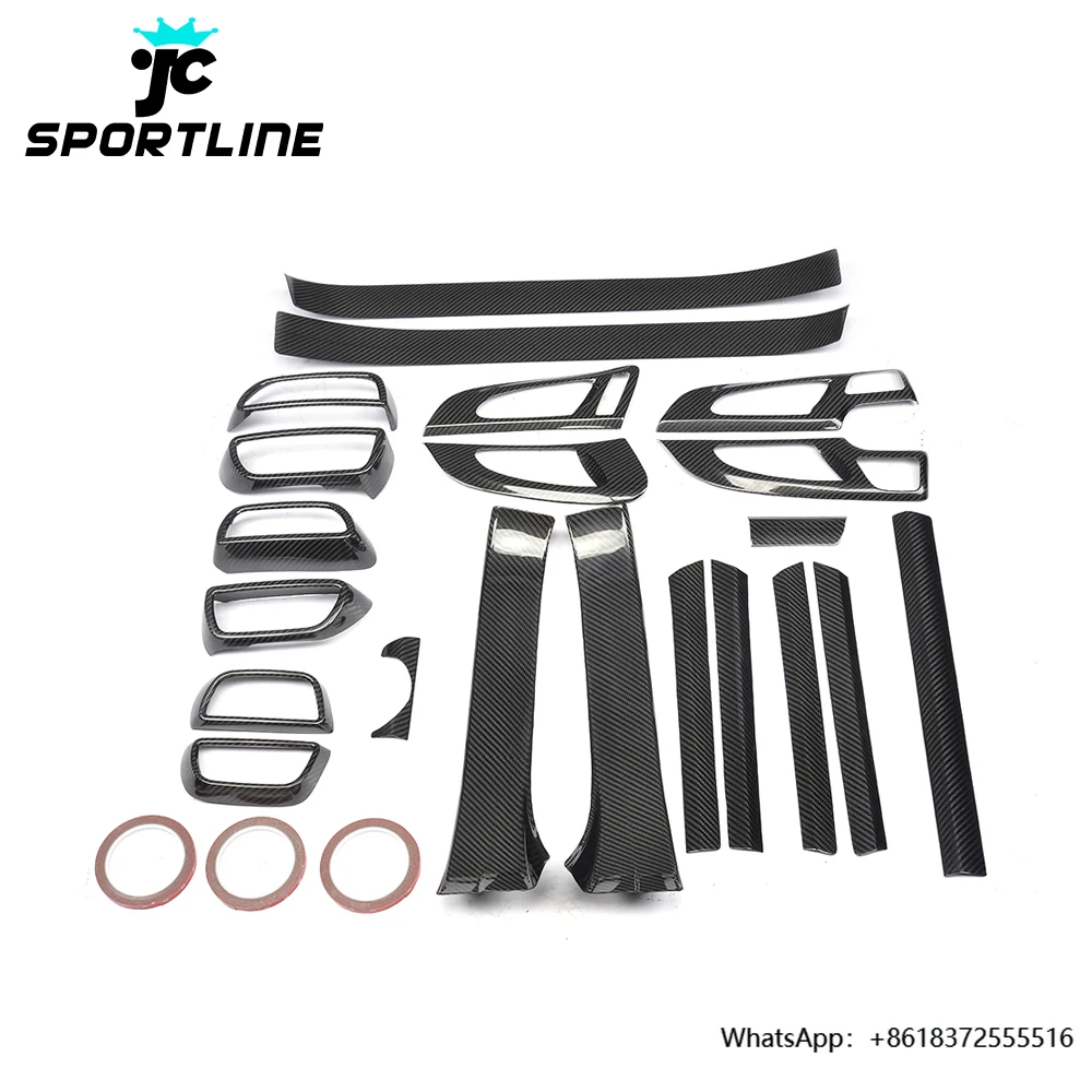 Dry Carbon Fiber Interior Dashboard Panel Trims for Porsche Cayenne GTS Turbo Sport 15-17 21pcs/set
Dry Carbon Fiber Interior Dashboard Panel Trims for Porsche Cayenne GTS Turbo Sport 15-17 21pcs/set