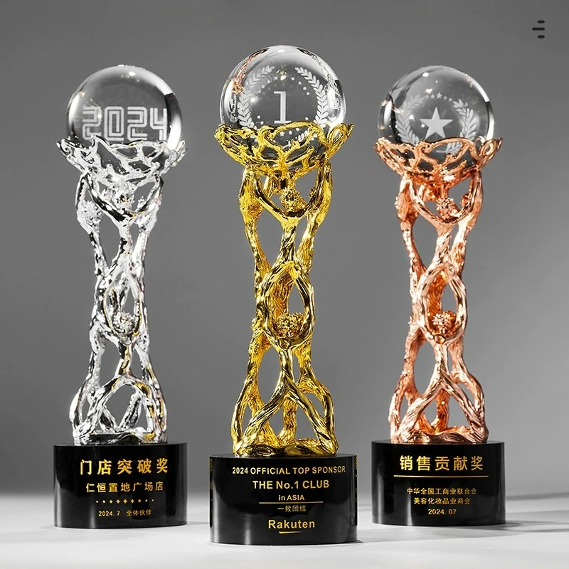 Металлический трофей по индивидуальному заказу, золото, серебро, медь, ежегодное собрание компании, отличные сувениры для сотрудников, домашний декор, хрустальная основа, 1 шт.
Металлический трофей по индивидуальному заказу, золото, серебро, медь, ежегодное собрание компании, отличные сувениры для сотрудников, домашний декор, хрустальная основа, 1 шт.