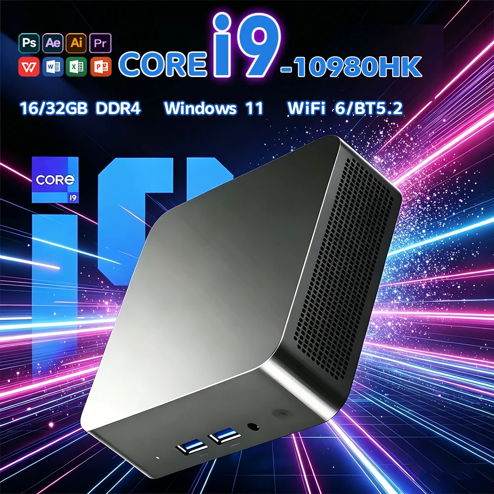 2026 NEW Core i9-10980HK Portable Mini PC Computer Windows 11 16GB/32GB DDR4 1/2TB SSD Gaming Computer WiFi 6 office Desktop
2026 NEW Core i9-10980HK Portable Mini PC Computer Windows 11 16GB/32GB DDR4 1/2TB SSD Gaming Computer WiFi 6 office Desktop