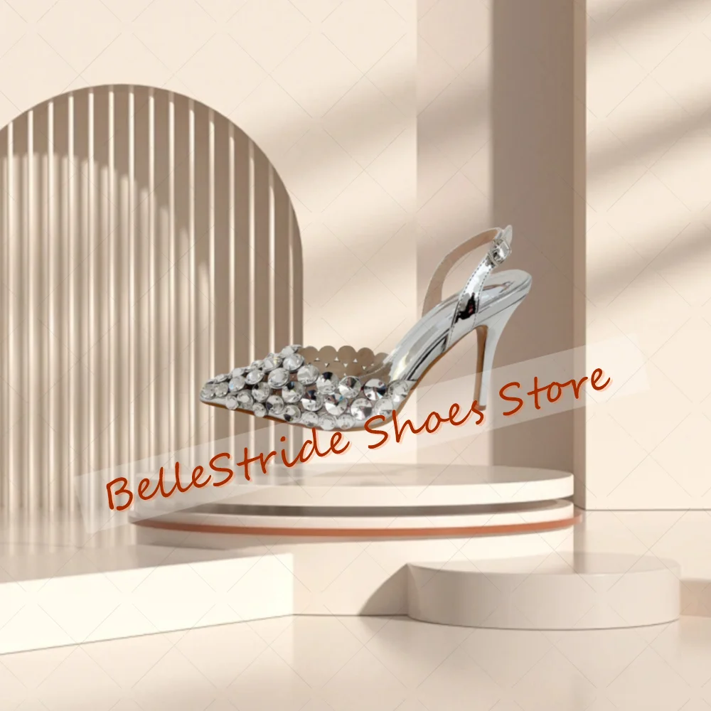 Silver Crystal Pointed Toe Sandals Patent leather Women Shoes Stilettos High Heels Party Banquet Dating 2025 Zapatos Para Mujere
Silver Crystal Pointed Toe Sandals Patent leather Women Shoes Stilettos High Heels Party Banquet Dating 2025 Zapatos Para Mujere