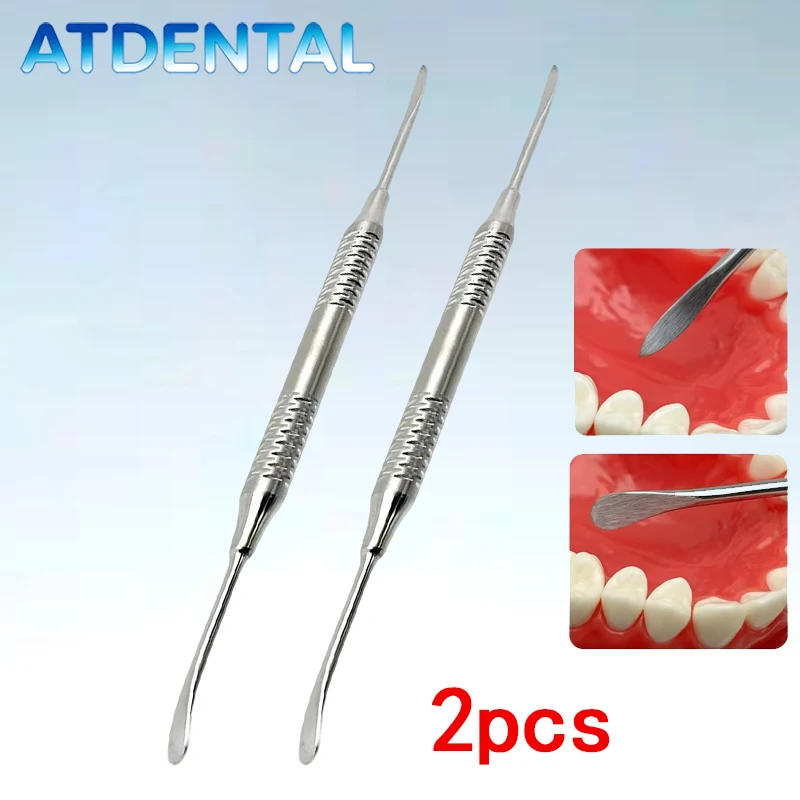 2pcs Double Ends Dental Implant Elevator - Autoclave Reusable Surgical Tool for Periosteal Lifting & Separating
2pcs Double Ends Dental Implant Elevator - Autoclave Reusable Surgical Tool for Periosteal Lifting & Separating