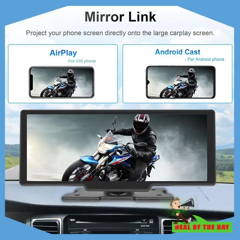 10.26Inch Wireless Carplay & Android Auto Stereo With AHD Backup Camera, Portable Car Radio Bluetooth Mirror Link Easy Install
10.26Inch Wireless Carplay & Android Auto Stereo With AHD Backup Camera, Portable Car Radio Bluetooth Mirror Link Easy Install