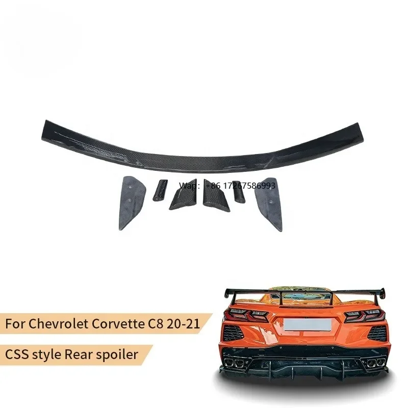 OEM Style High Spoiler for Corvette C8 Aerodynamic Carbon Fiber Rear Wing 2020-2021
OEM Style High Spoiler for Corvette C8 Aerodynamic Carbon Fiber Rear Wing 2020-2021