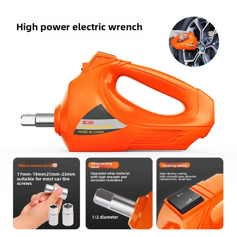 Electric Impact Wrench for Portable Vehicles Tire Removal Equipment Vehicle-mounted Air Cannon Automatic Wrench
Electric Impact Wrench for Portable Vehicles Tire Removal Equipment Vehicle-mounted Air Cannon Automatic Wrench