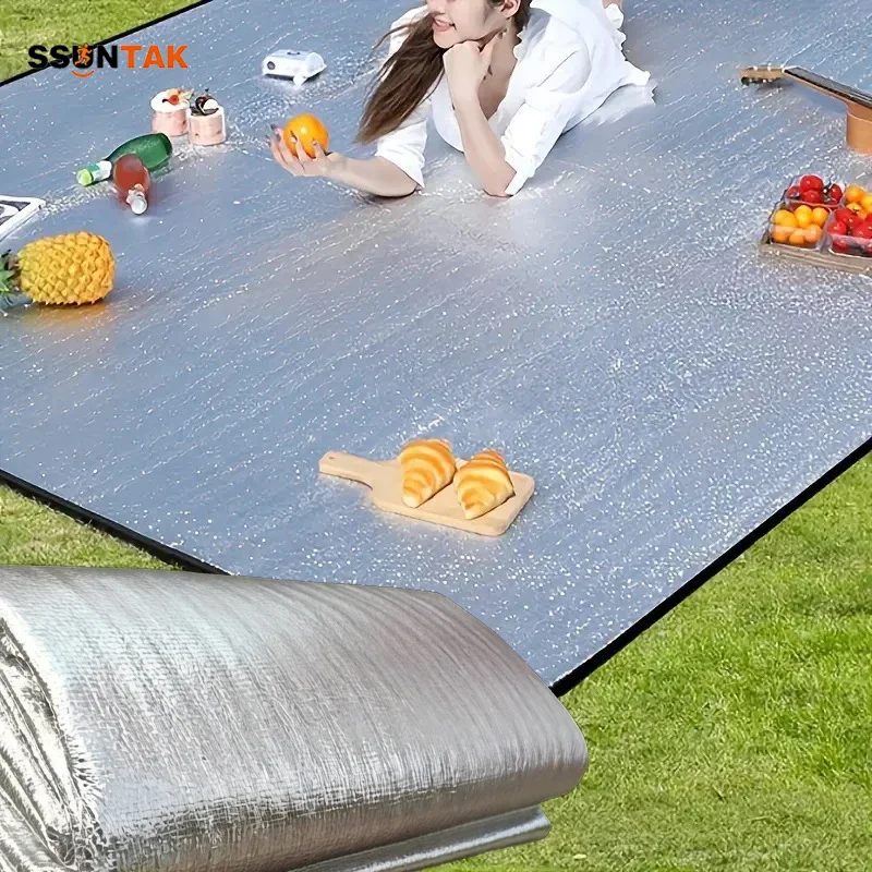 SSUNTAK Thermal Insulation Foam Foil Moisture-Proof Pad Tent Footprint Waterproof Aluminum Film Camp Mat for Outdoor Hike Picnic
SSUNTAK Thermal Insulation Foam Foil Moisture-Proof Pad Tent Footprint Waterproof Aluminum Film Camp Mat for Outdoor Hike Picnic