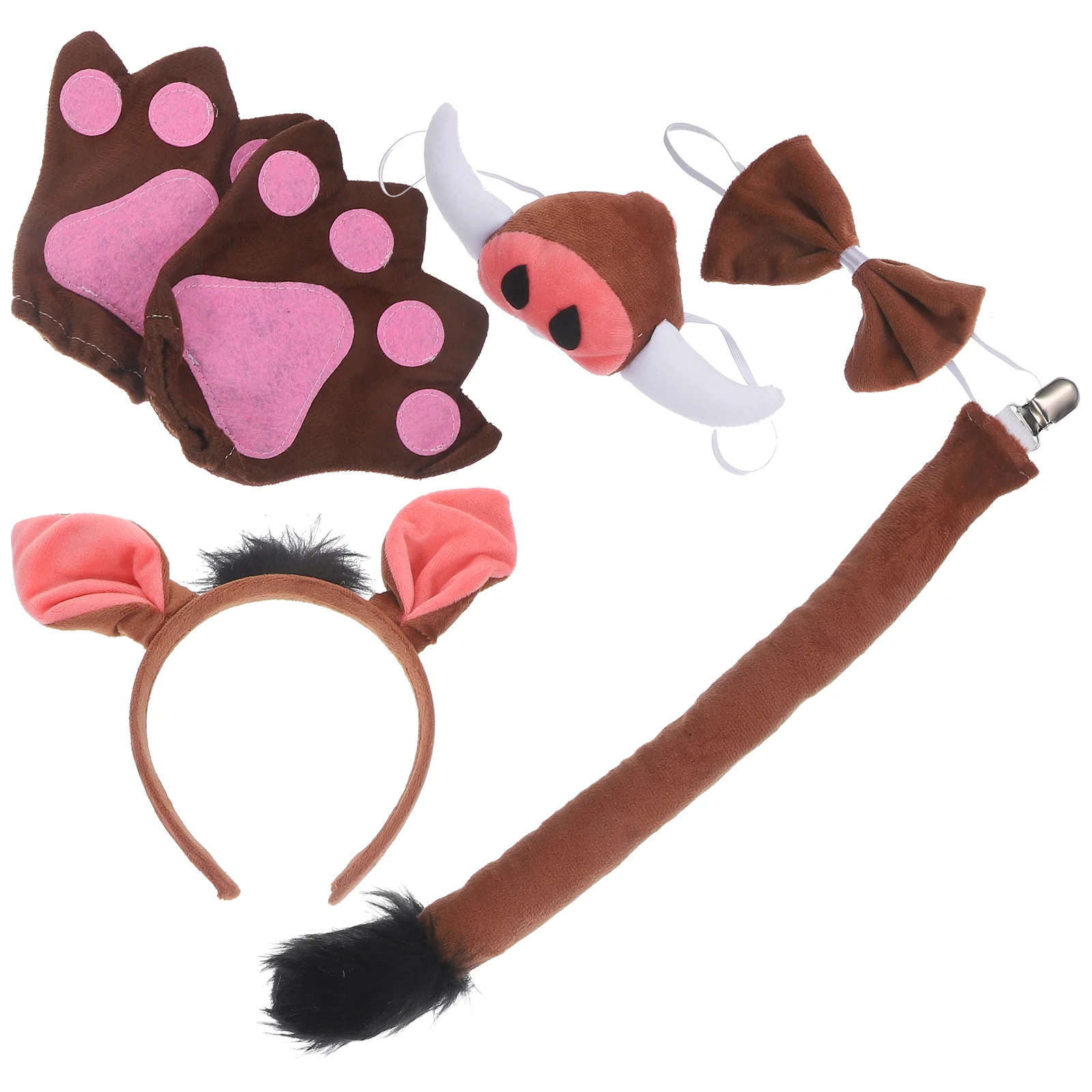 Pig Costume Set Kids Party Dress Up Costumes Nose Tail Cosplay Props Pig Ears Headbands Accessories
Pig Costume Set Kids Party Dress Up Costumes Nose Tail Cosplay Props Pig Ears Headbands Accessories