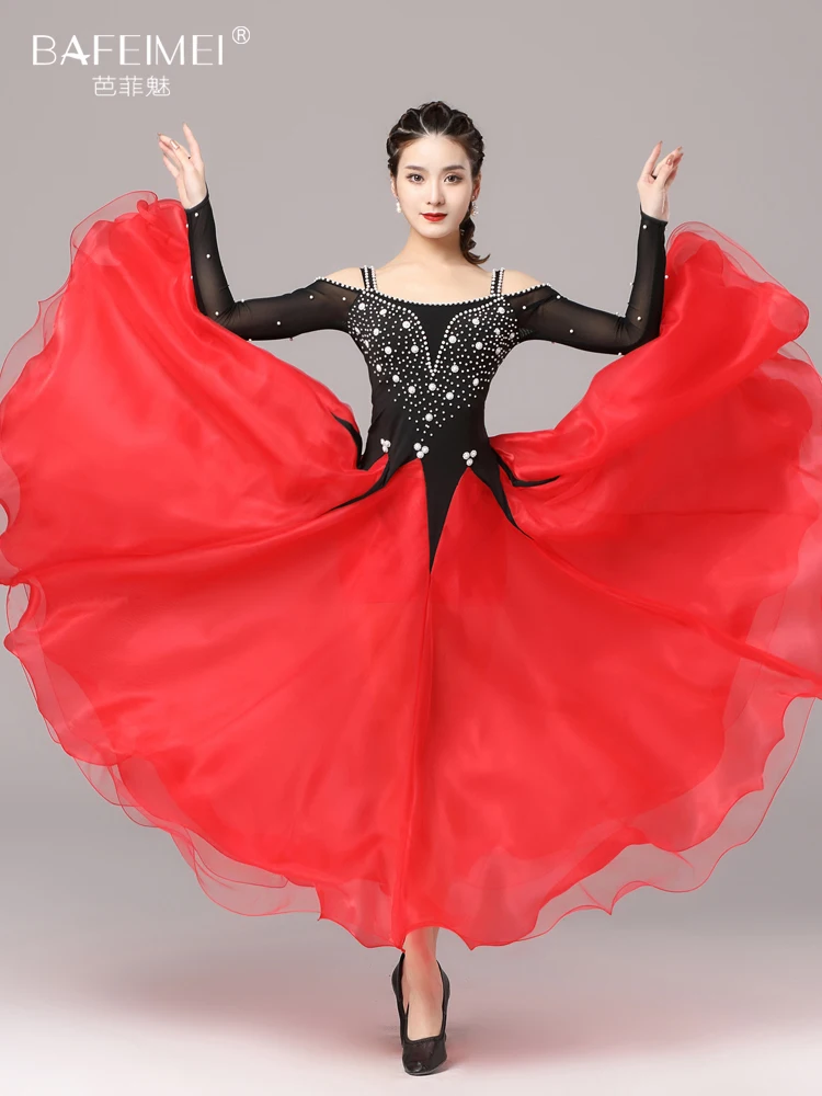 2022 Newest Ballroom Dance Competition Dress Ballroom Waltz Dresses Standard Women Dress 9001
2022 Newest Ballroom Dance Competition Dress Ballroom Waltz Dresses Standard Women Dress 9001