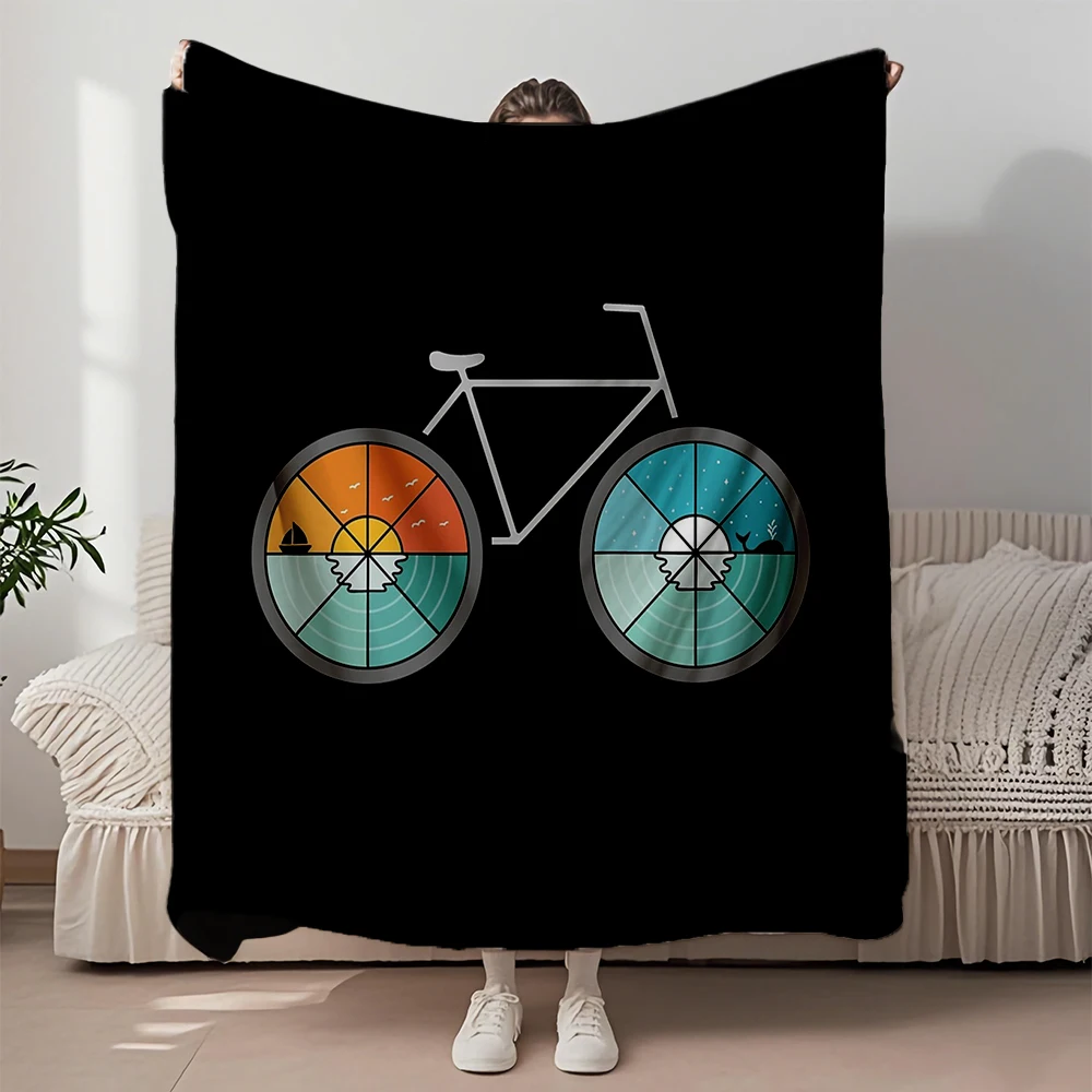 Seasonal Decor Flannel Bed Blanket Bicycle Rustic Pattern Throw Decorative Throw Fade-resistant No-shedding Blankets For Office
Seasonal Decor Flannel Bed Blanket Bicycle Rustic Pattern Throw Decorative Throw Fade-resistant No-shedding Blankets For Office