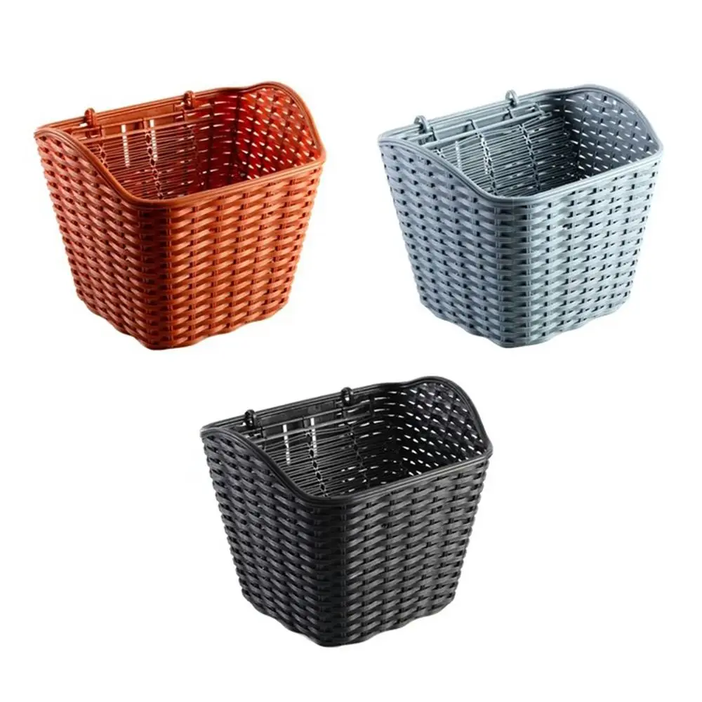 New Plastic Electric Bike Basket 3 Colors Waterproof Bicycle Wicker Rainproof 2 Styles D-shaped Baskets Cycling Accessories
New Plastic Electric Bike Basket 3 Colors Waterproof Bicycle Wicker Rainproof 2 Styles D-shaped Baskets Cycling Accessories