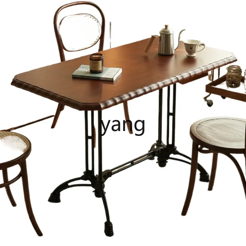 LMMVintage Dining Table Solid Wood Rectangular Living Room Home Leisure Dining Table
LMMVintage Dining Table Solid Wood Rectangular Living Room Home Leisure Dining Table