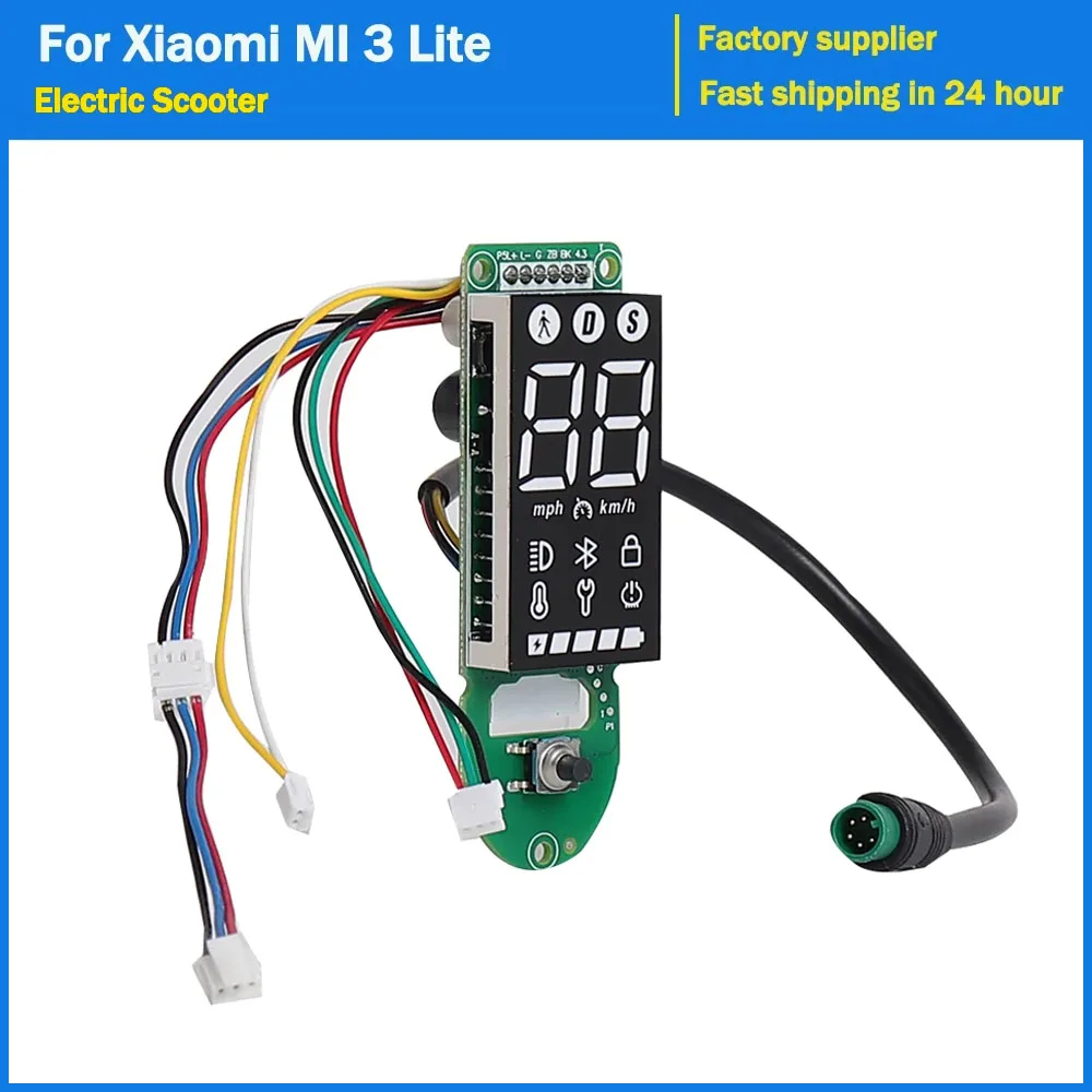 Electric Scooter Durable Circuit Board Display Panel Parts for Xiaomi MI 3 Lite KickScooter Dash Board Replacement Accessories
Electric Scooter Durable Circuit Board Display Panel Parts for Xiaomi MI 3 Lite KickScooter Dash Board Replacement Accessories