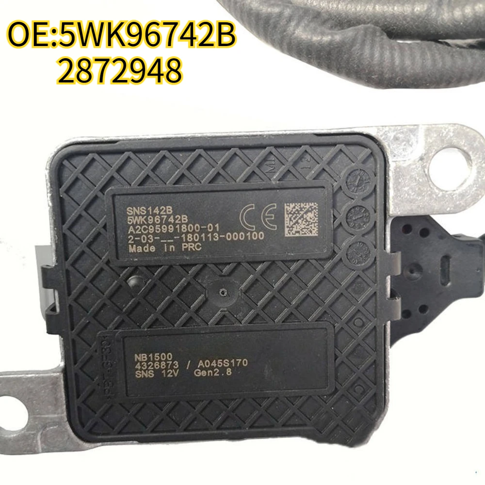 Original High quality New For 5WK96742B 2872948 Engine Part NOx Sensor 12V Nitrogen Oxygen Sensor
Original High quality New For 5WK96742B 2872948 Engine Part NOx Sensor 12V Nitrogen Oxygen Sensor