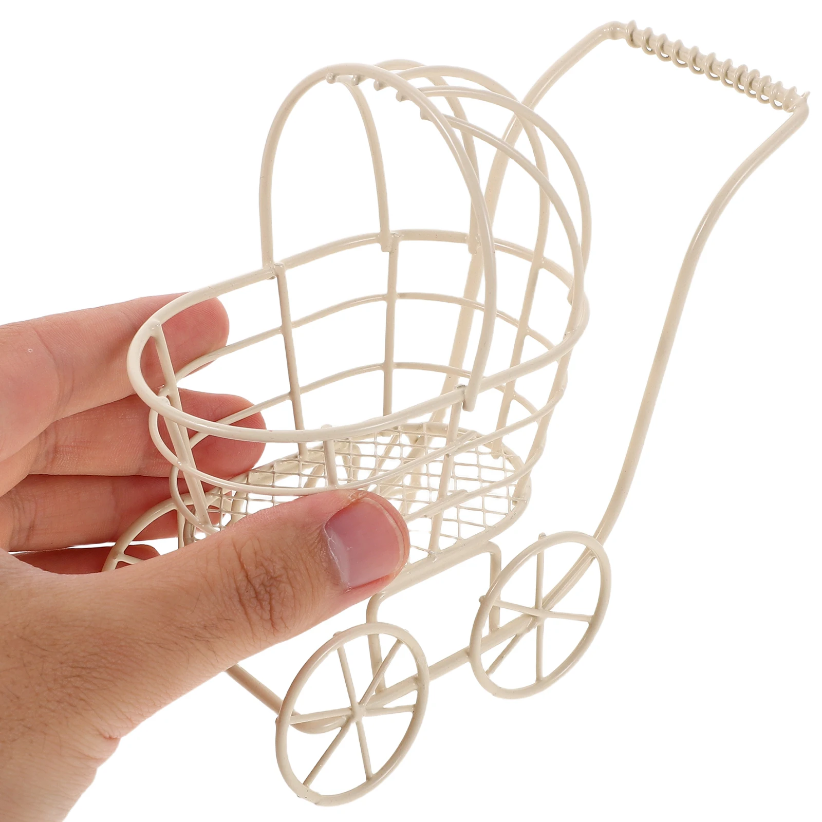 3pcs Baby Stroller Mini Metal Wire Trolley For Kids Play Set Dollhouse Miniature Decor Sturdy Toddler Pram Accessory
3pcs Baby Stroller Mini Metal Wire Trolley For Kids Play Set Dollhouse Miniature Decor Sturdy Toddler Pram Accessory