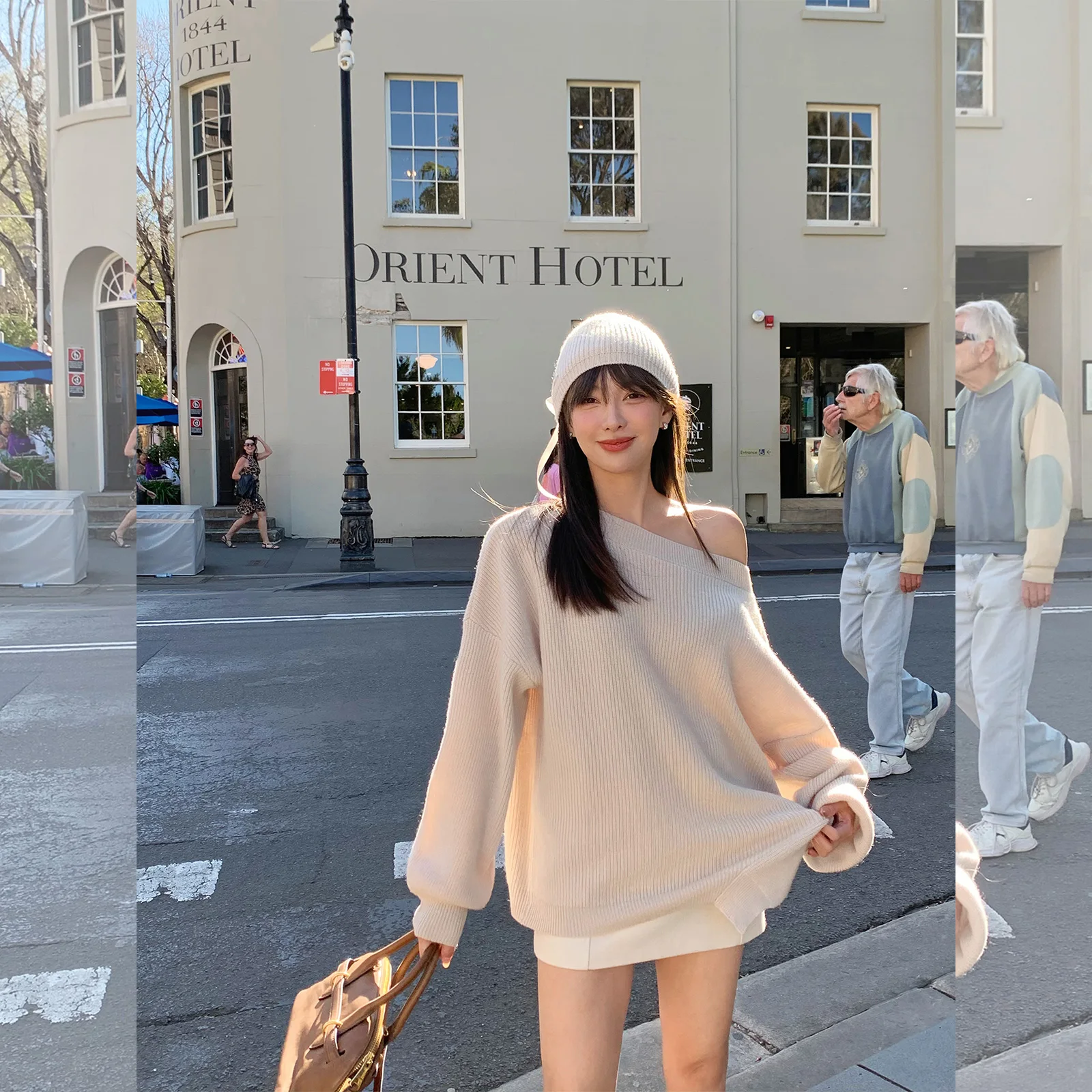 Свободный женский свитер с асимметричным плечом в стиле Art College, осенняя коллекция 2024, Garden of Angels, из хлопка, с длинными рукавами, уютный, с круглым вырезом.
Свободный женский свитер с асимметричным плечом в стиле Art College, осенняя коллекция 2024, Garden of Angels, из хлопка, с длинными рукавами, уютный, с круглым вырезом.