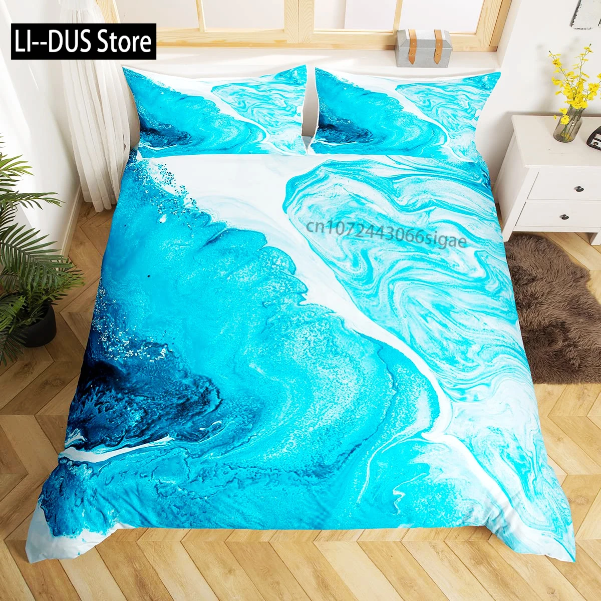 Abstract Sea Bed Set Marine Wave Duvet Cover, Bedding Set Twin Comforter Cover, Coastal Beach Theme Bed Cover 3pcs, Orange Teal
Abstract Sea Bed Set Marine Wave Duvet Cover, Bedding Set Twin Comforter Cover, Coastal Beach Theme Bed Cover 3pcs, Orange Teal