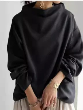 Свободный повседневный худи без воротника в уличном стиле, без молнии, из мягкого флиса, минималистичный пуловер с круглым вырезом
Свободный повседневный худи без воротника в уличном стиле, без молнии, из мягкого флиса, минималистичный пуловер с круглым вырезом