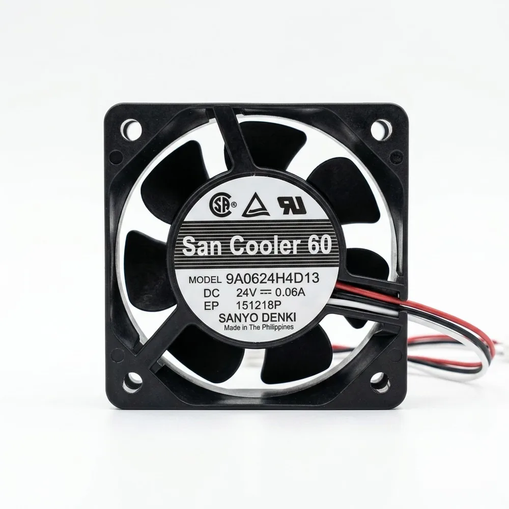For Sanyo 9A0624H4D13 24V 0.06A 3-Wire Server Cooling Fan
For Sanyo 9A0624H4D13 24V 0.06A 3-Wire Server Cooling Fan
