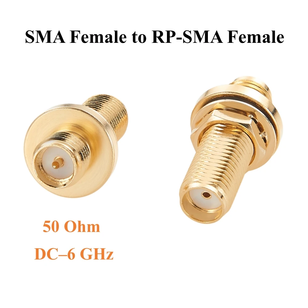 IP67 SMA Female to RP-SMA Female Bulkhead RF Coaxial Adapter 50 Ohm Low Loss for Antenna, WiFi Router, 4G LTE, FPV Drones, IoT,
IP67 SMA Female to RP-SMA Female Bulkhead RF Coaxial Adapter 50 Ohm Low Loss for Antenna, WiFi Router, 4G LTE, FPV Drones, IoT,