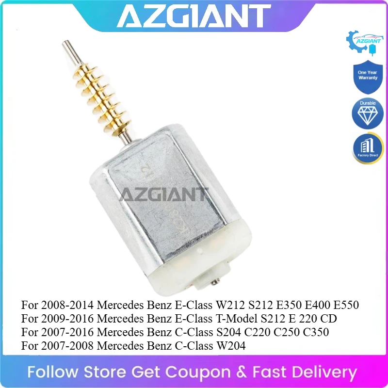 AZGIANT for Benz E-Class W212 C-Class W204 S204 Trunk Lock Actuator Tailgate Mini Motor Replace DIY Save Money A2047401300-00-B
AZGIANT for Benz E-Class W212 C-Class W204 S204 Trunk Lock Actuator Tailgate Mini Motor Replace DIY Save Money A2047401300-00-B