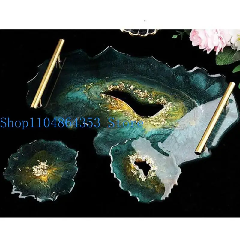 652F Irregular Round Tray Silicone Mold Fruit Plate Casting Mold Serving Borad Crystal Epoxy Mold DIY Crystal Mould
652F Irregular Round Tray Silicone Mold Fruit Plate Casting Mold Serving Borad Crystal Epoxy Mold DIY Crystal Mould